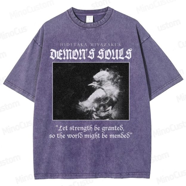 Demon's Souls Soulsborne Washed T-Shirt 
