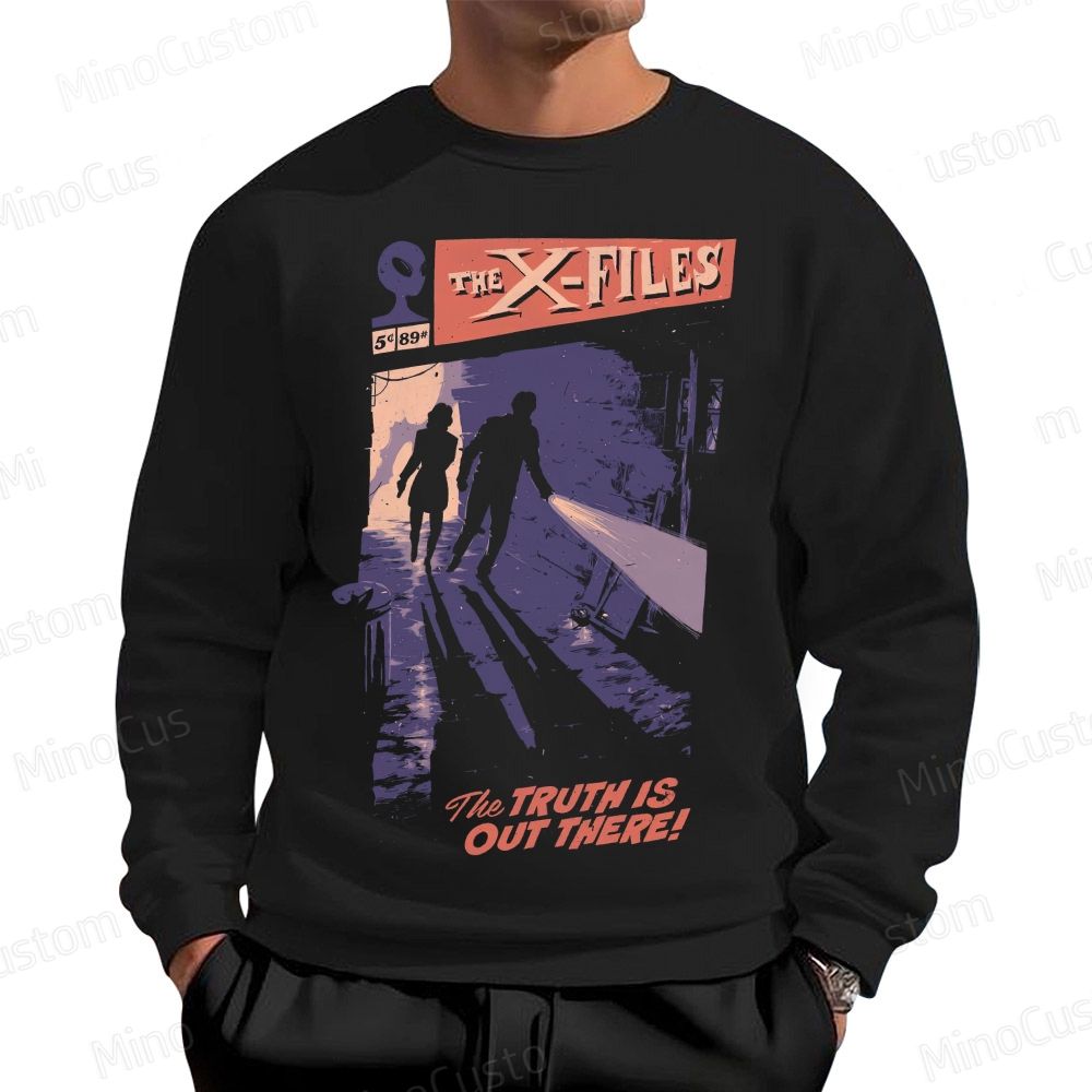 The X-Files Scene and Quote Graphic Washed Vintage Sweatshirt