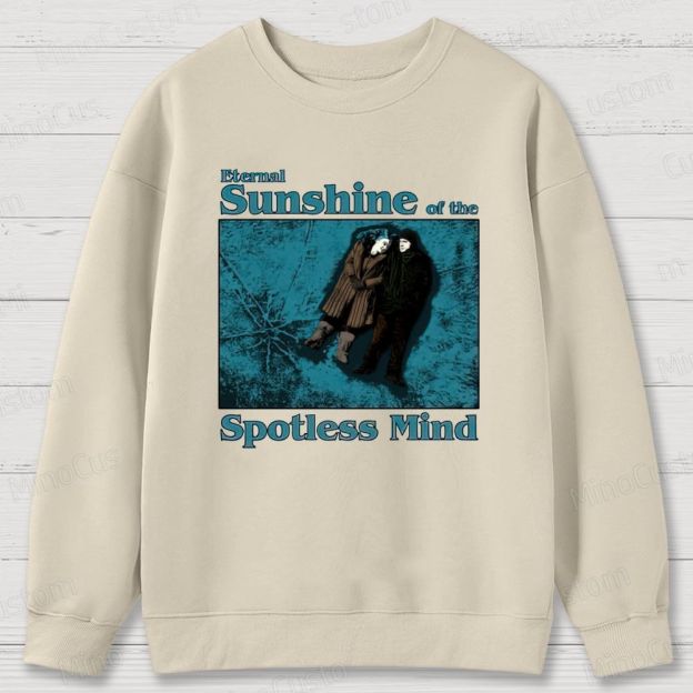 Eternal Sunshine of the Spotless Mind Scene and Title Graphic Washed Vintage Sweatshirt