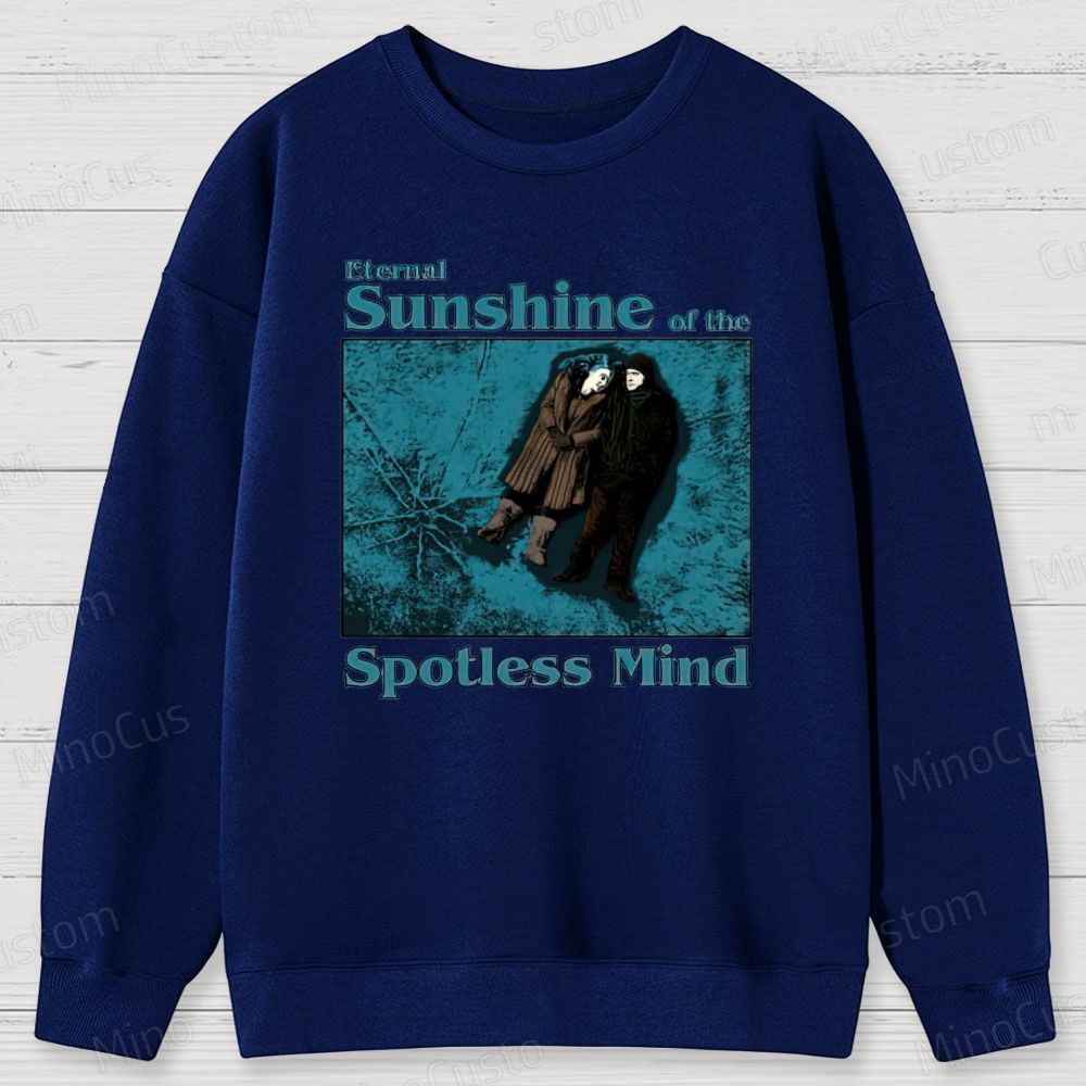 Eternal Sunshine of the Spotless Mind Scene and Title Graphic Washed Vintage Sweatshirt