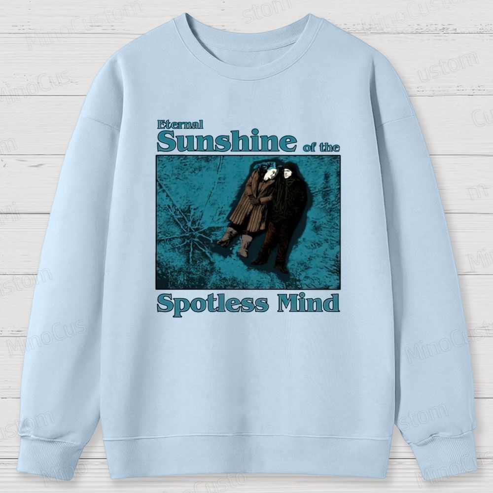 Eternal Sunshine of the Spotless Mind Scene and Title Graphic Washed Vintage Sweatshirt
