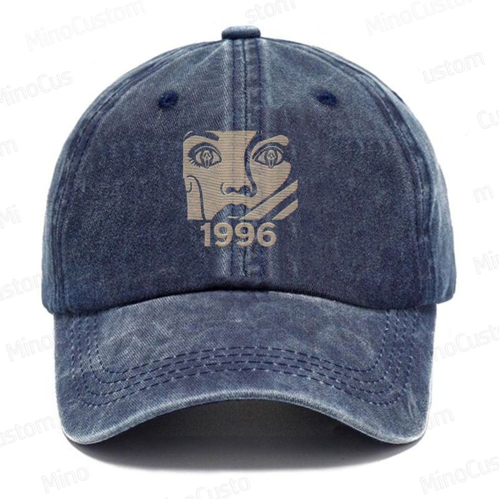 Scream (1996) Horror Movie Washed Cap -(Embroidered)