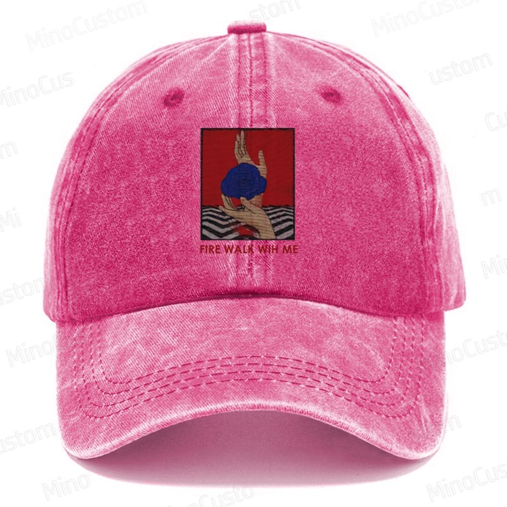 Twin Peaks Fire Walk With Me 1992 Washed Movie Hat (Embroidered)