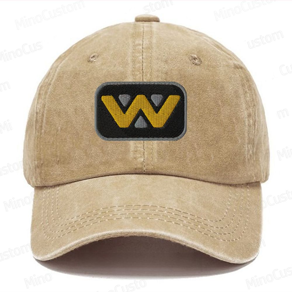 Weyland Yutani Distressed Embroidered Sci-Fi  Washed Cap 
