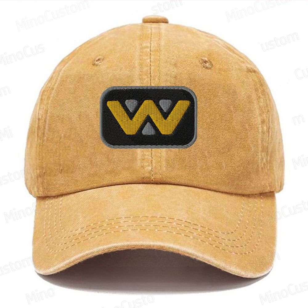 Weyland Yutani Distressed Embroidered Sci-Fi  Washed Cap 