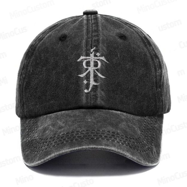 Tolkien Symbol Embroidered Washed Cap 