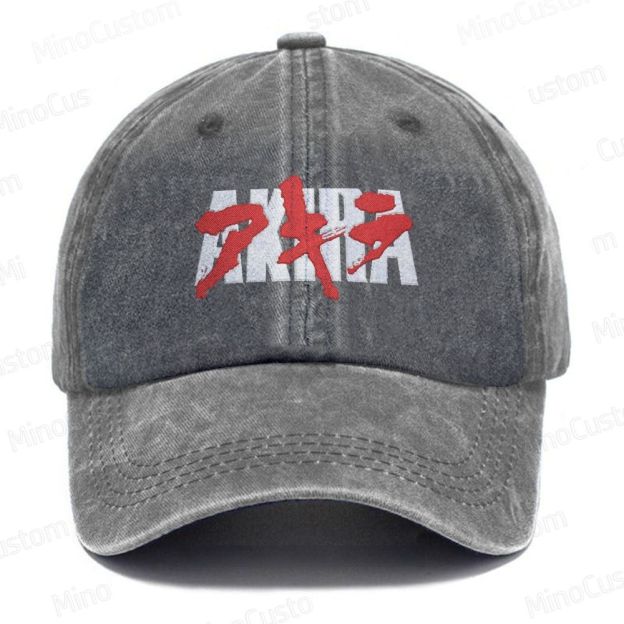 Akira Embroidered Washed Cap 