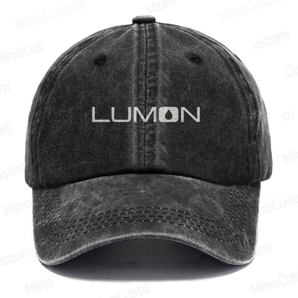 LUMON Logo Embroidered Washed Cap 
