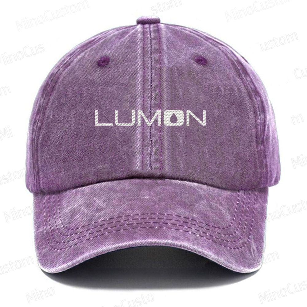 LUMON Logo Embroidered Washed Cap 