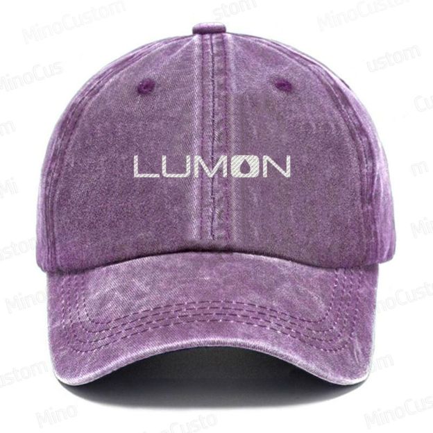 LUMON Logo Embroidered Washed Cap 