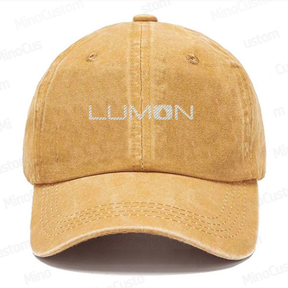 LUMON Logo Embroidered Washed Cap 