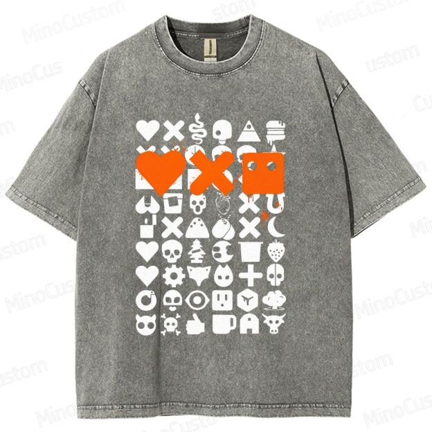 Love, Death & Robots Icon Collage Washed Vintage T - Shirt