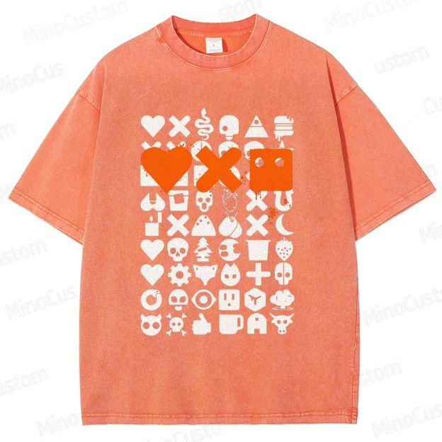 Love, Death & Robots Icon Collage Washed Vintage T - Shirt