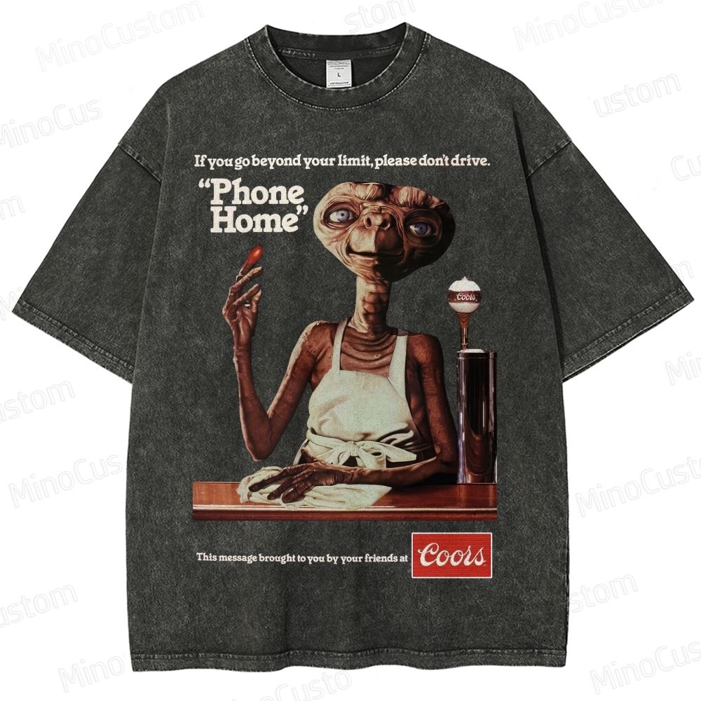 Bartender Et  Movie Washed T-Shirt