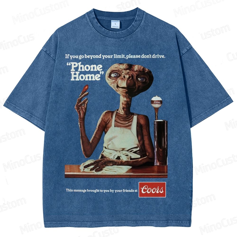 Bartender Et  Movie Washed T-Shirt