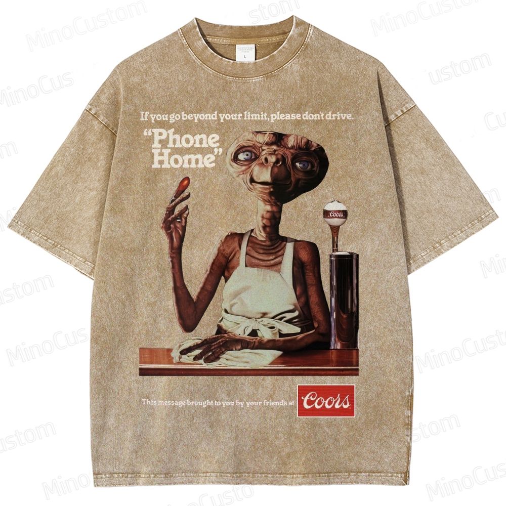 Bartender Et  Movie Washed T-Shirt