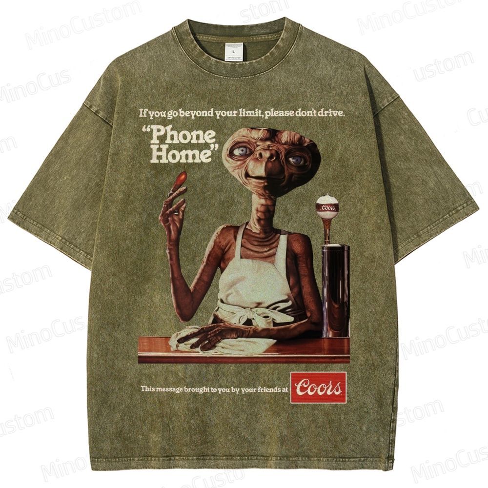 Bartender Et  Movie Washed T-Shirt