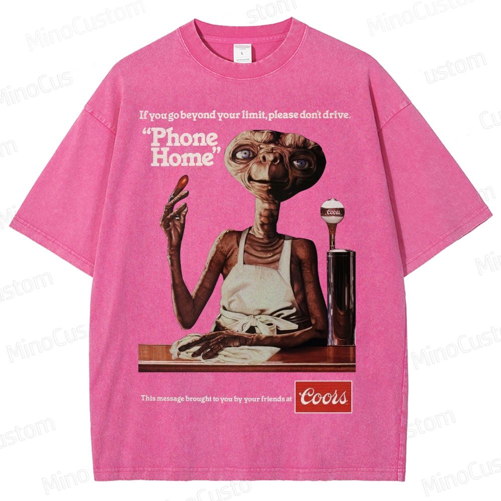 Bartender Et  Movie Washed T-Shirt