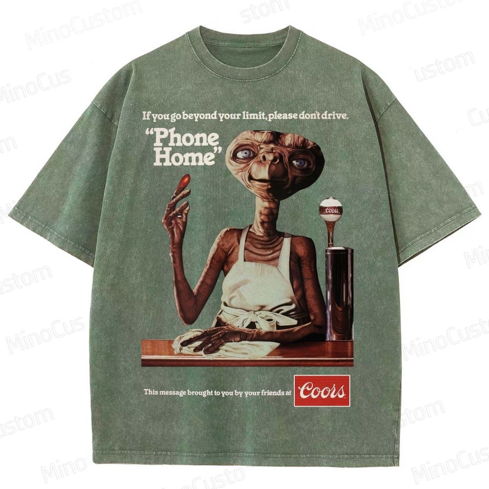 Bartender Et  Movie Washed T-Shirt