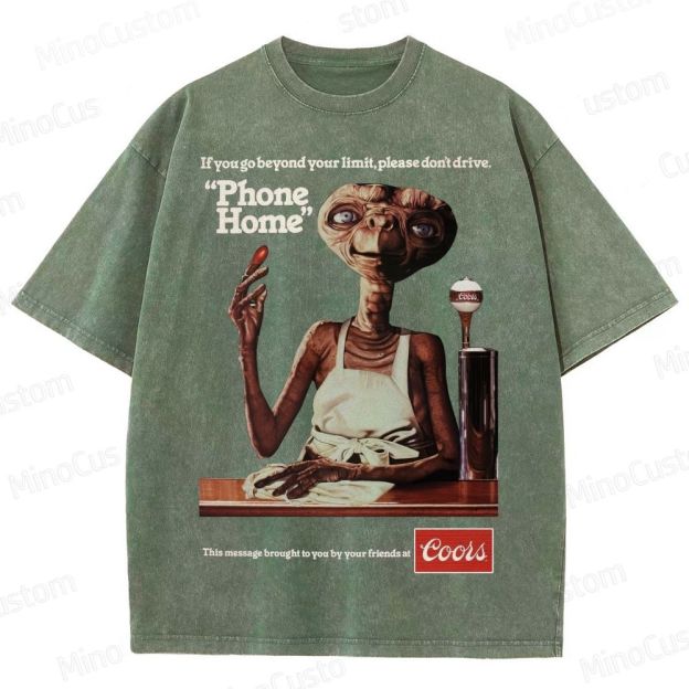 Bartender Et  Movie Washed T-Shirt