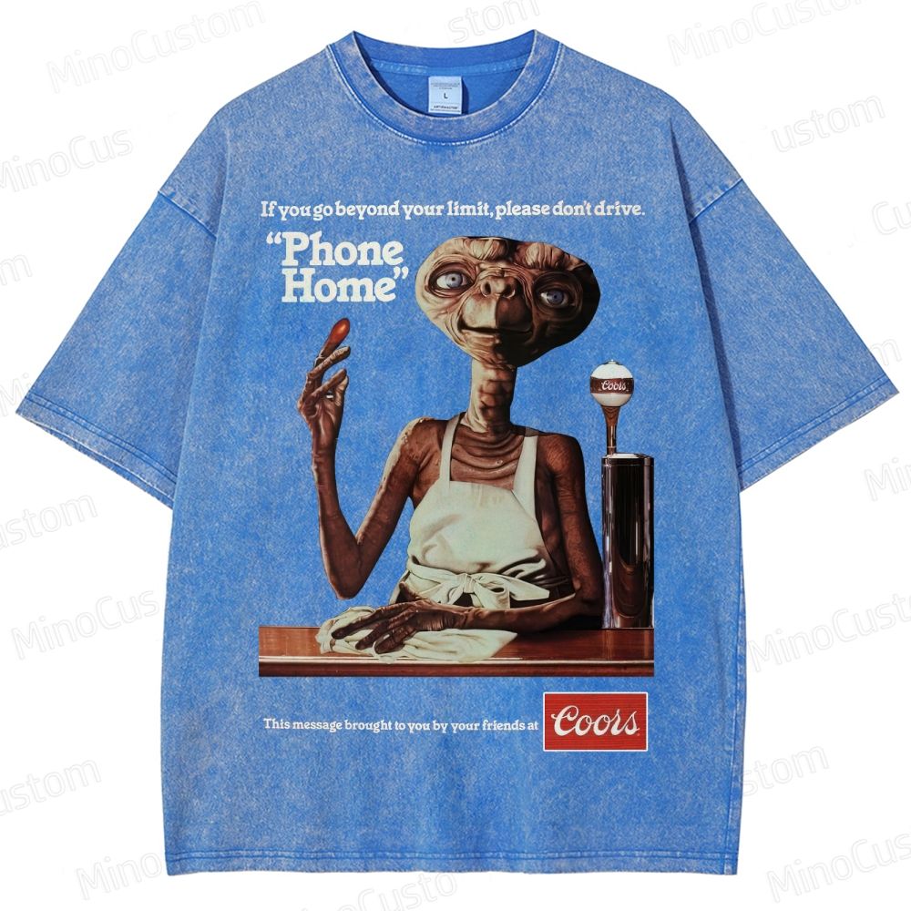 Bartender Et  Movie Washed T-Shirt