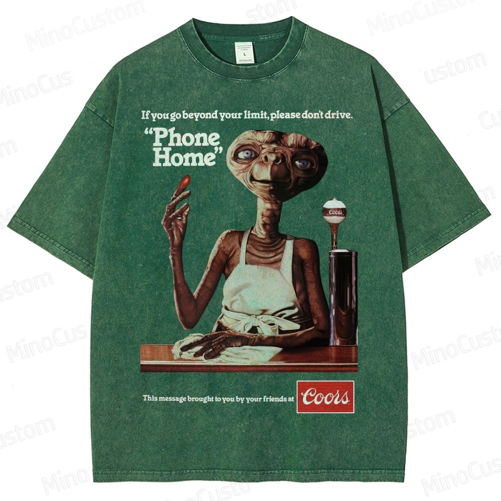 Bartender Et  Movie Washed T-Shirt