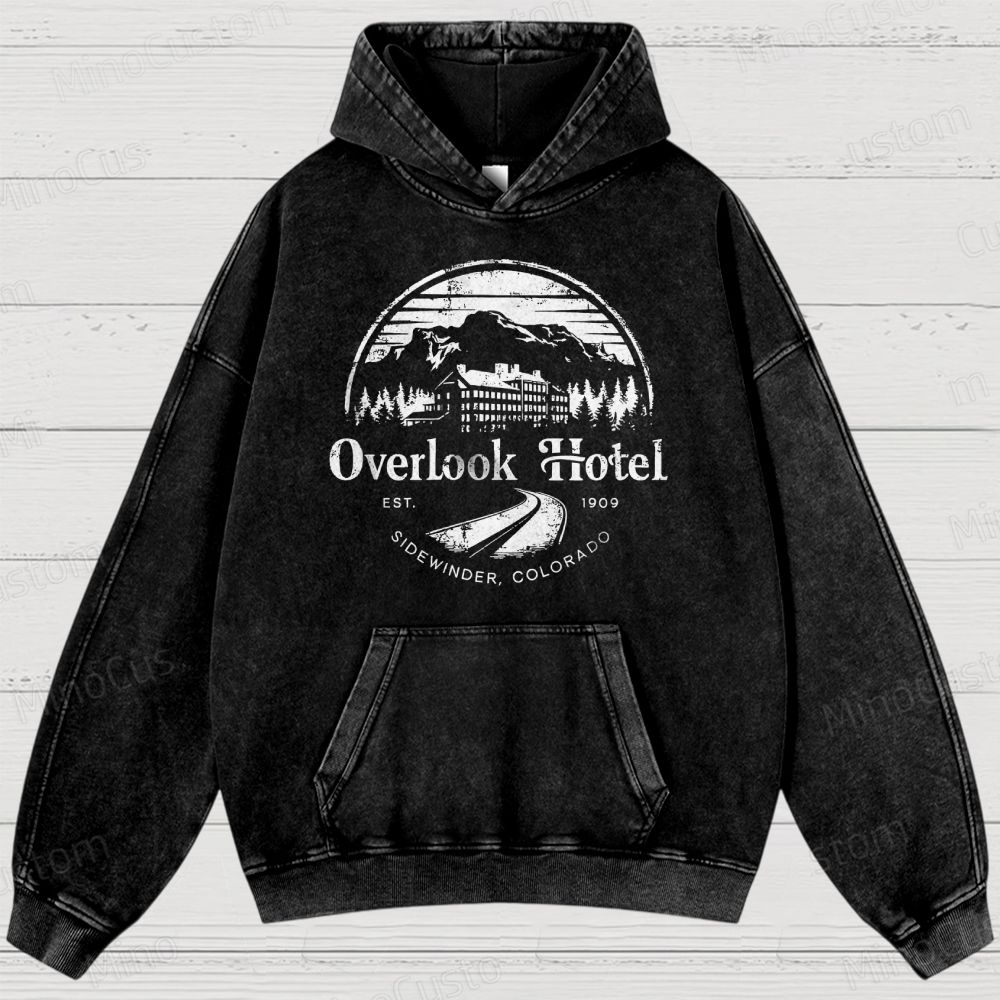 Overlook Hotel Washed Hoodies 