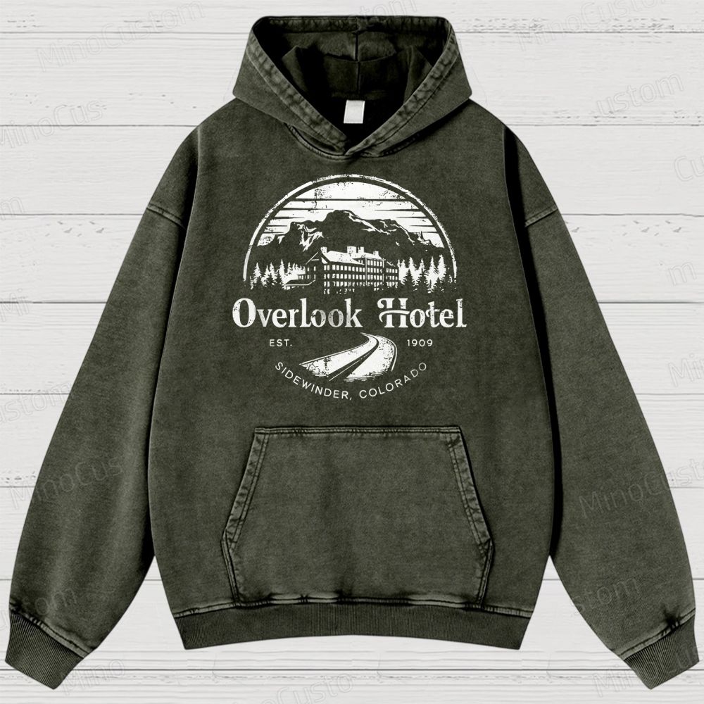 Overlook Hotel Washed Hoodies 