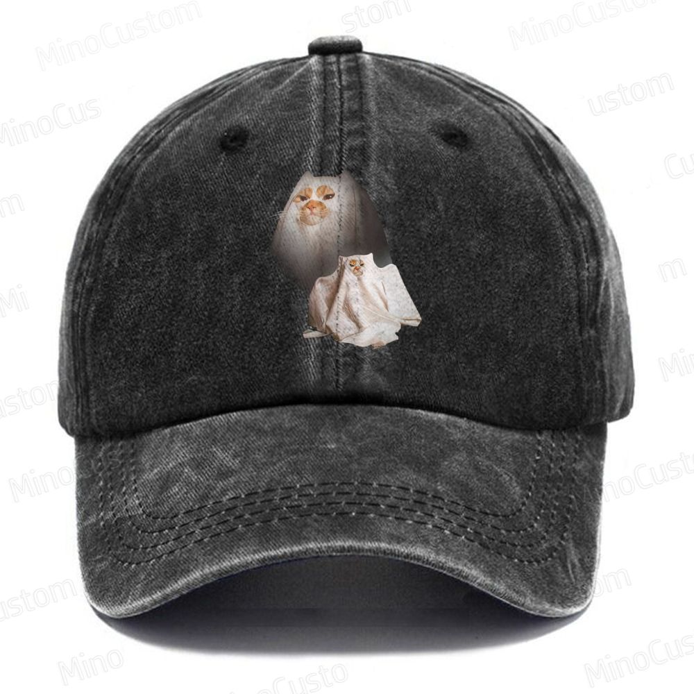 Ghost kKitten asual Washed Cap 