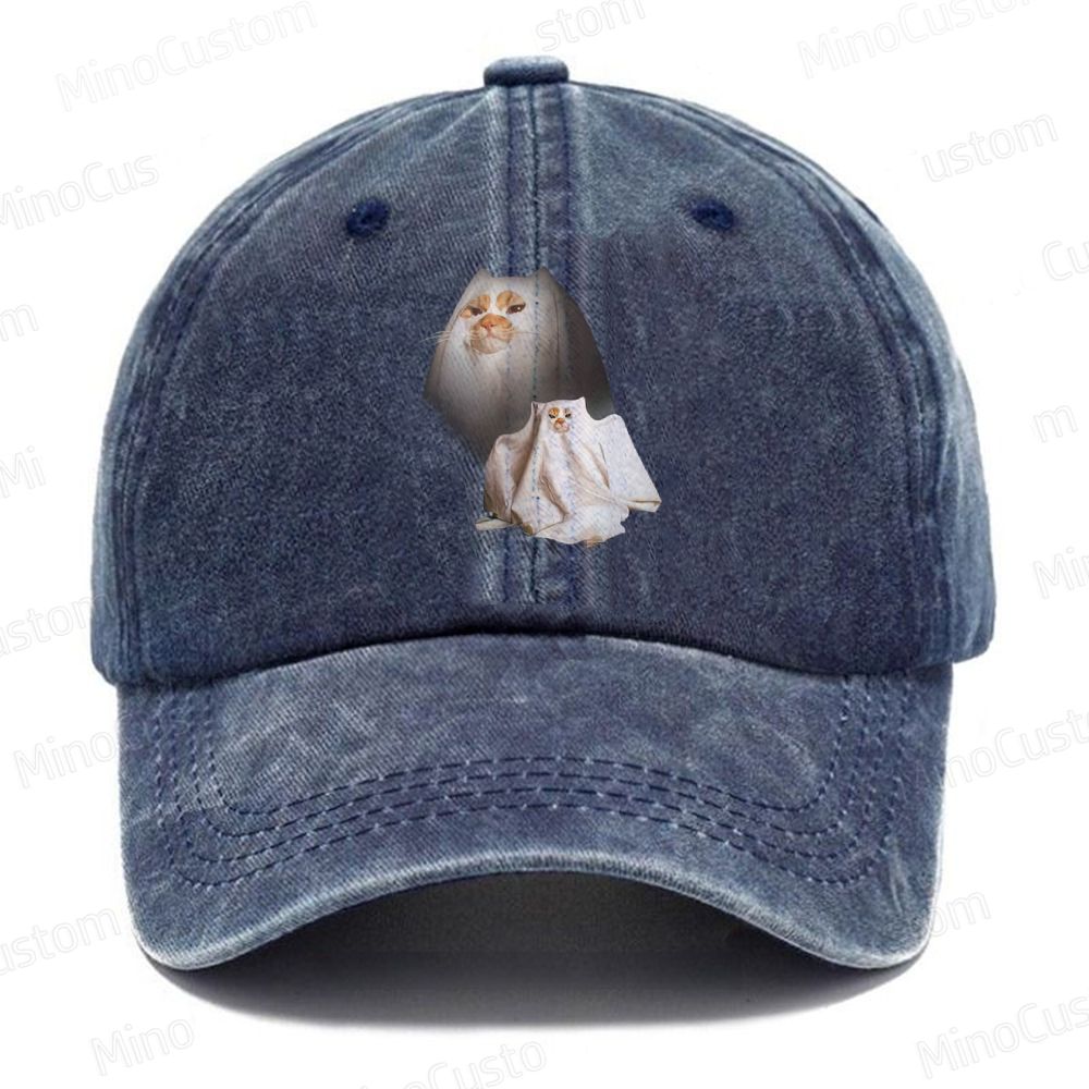 Ghost kKitten asual Washed Cap 
