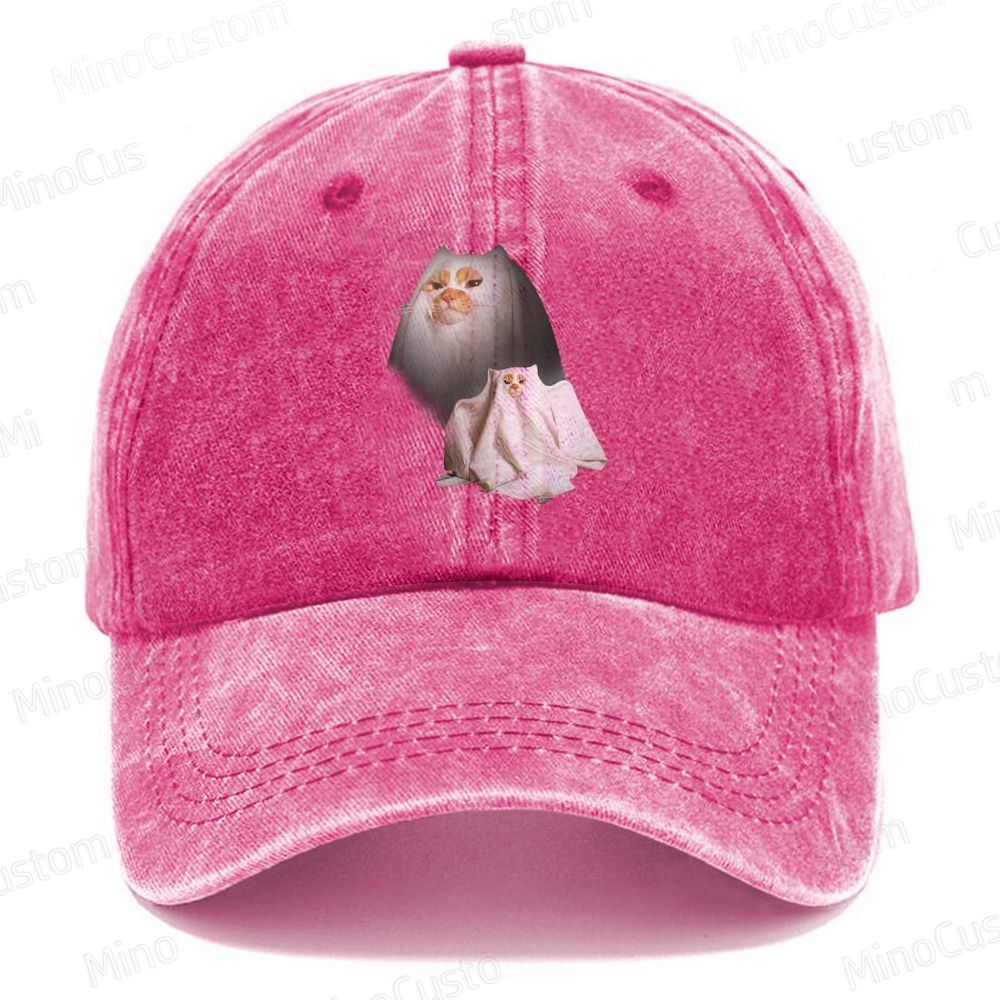 Ghost kKitten asual Washed Cap 