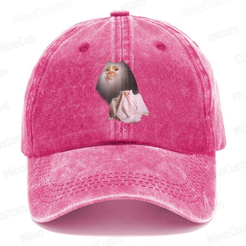 Ghost kKitten asual Washed Cap 