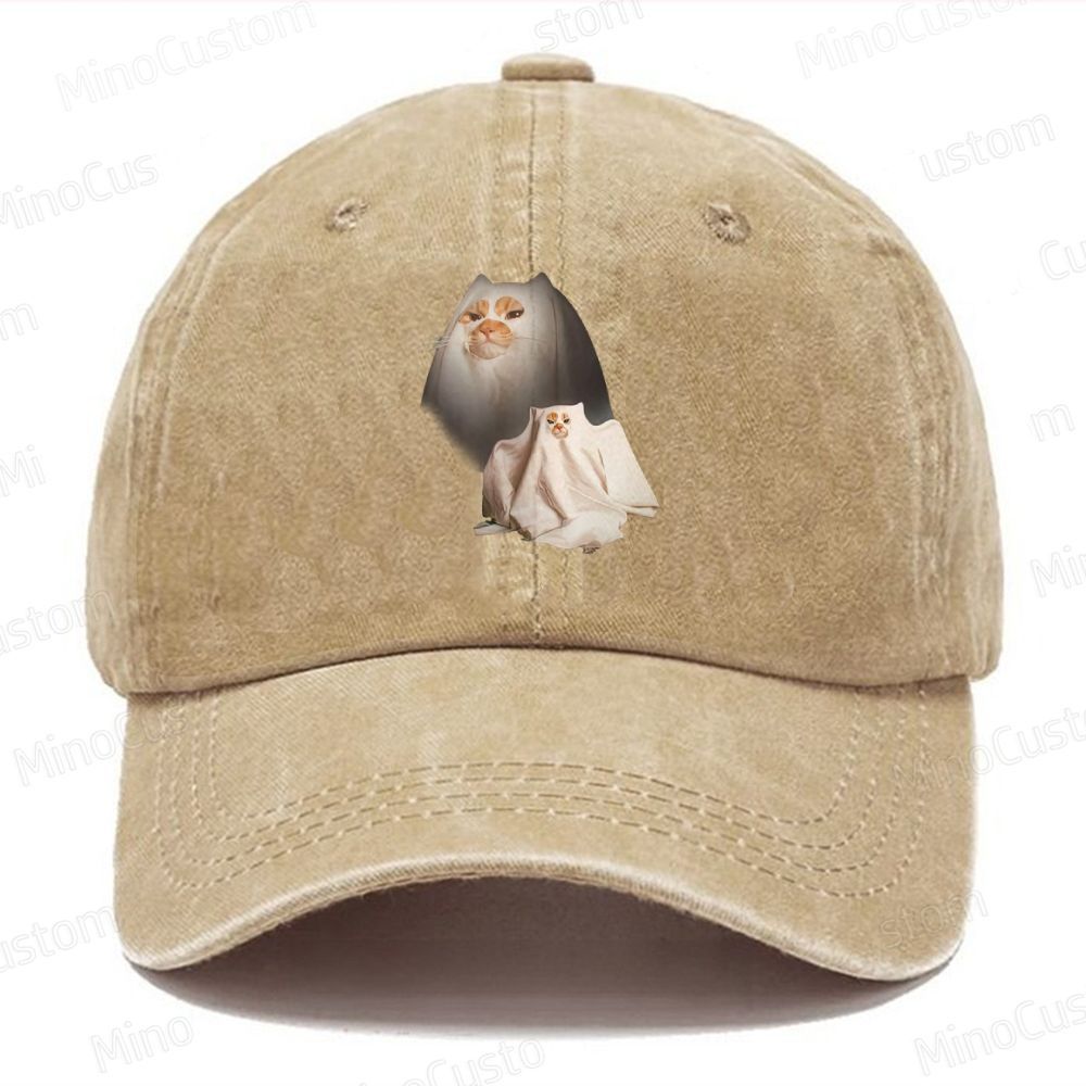Ghost kKitten asual Washed Cap 
