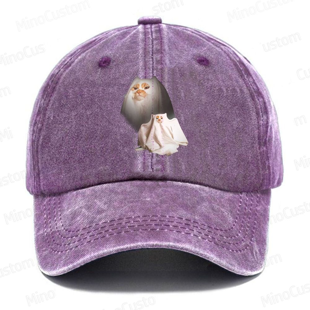 Ghost kKitten asual Washed Cap 