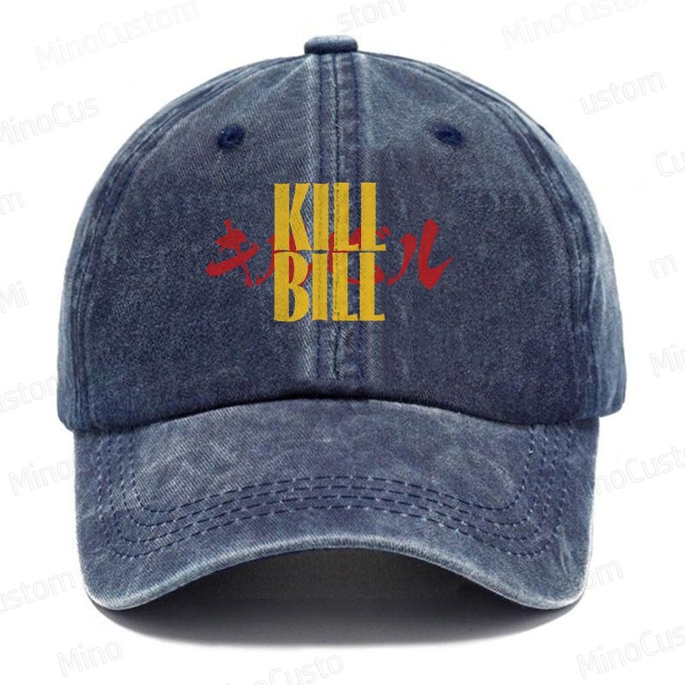 Kill Bill Samurai Sword Casual Washed Cap 