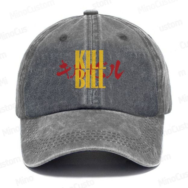 Kill Bill Samurai Sword Casual Washed Cap 