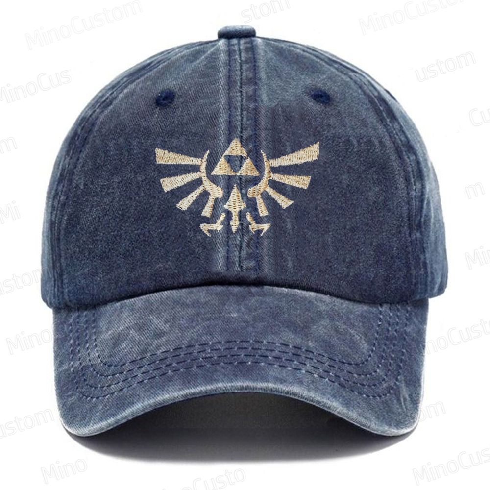 Zelda Royal Crest Embroidery Washed cap