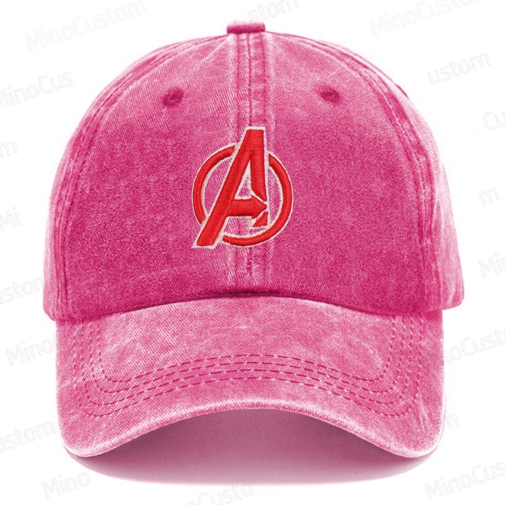 Avengers "A" Embroidery Washed Cap