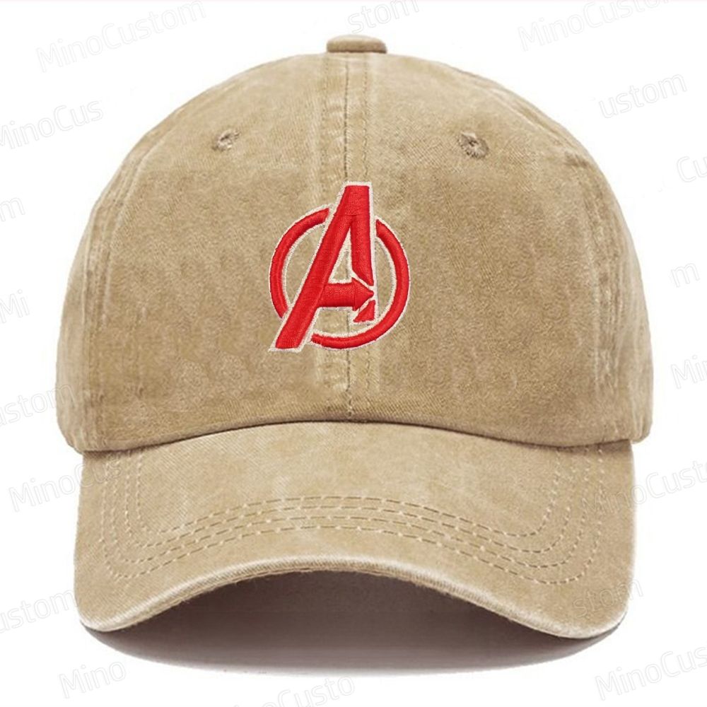 Avengers "A" Embroidery Washed Cap