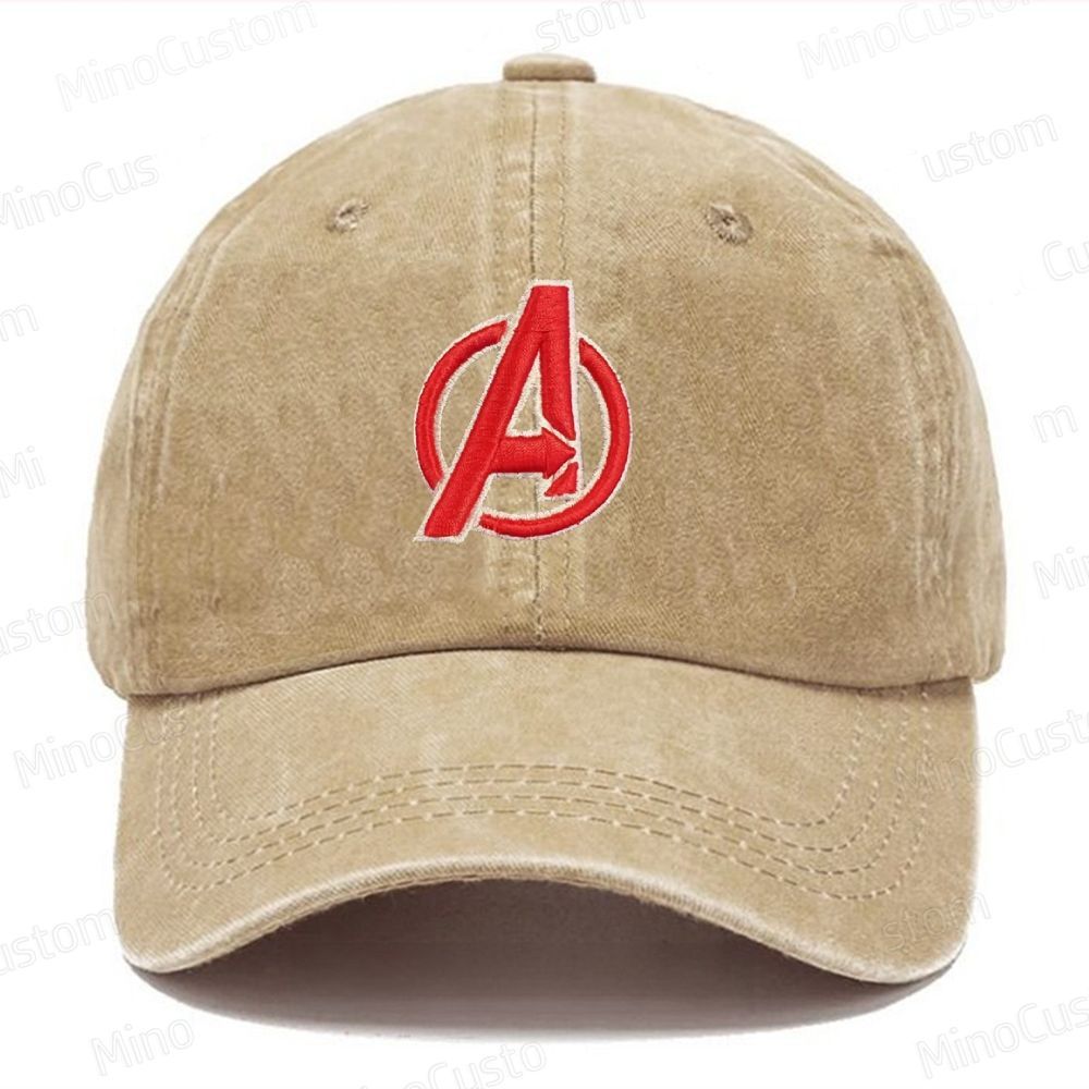 Avengers "A" Embroidery Washed Cap