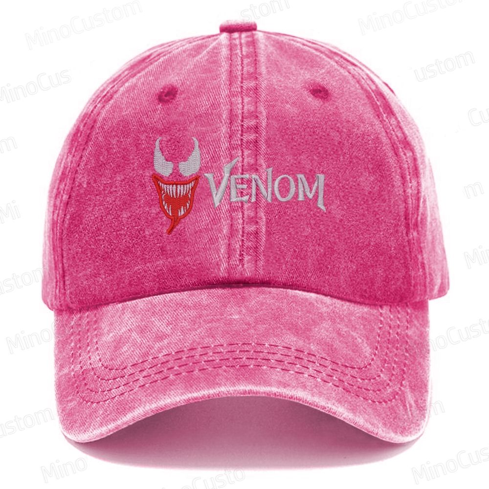 Venom Embroidery Washed Cap 