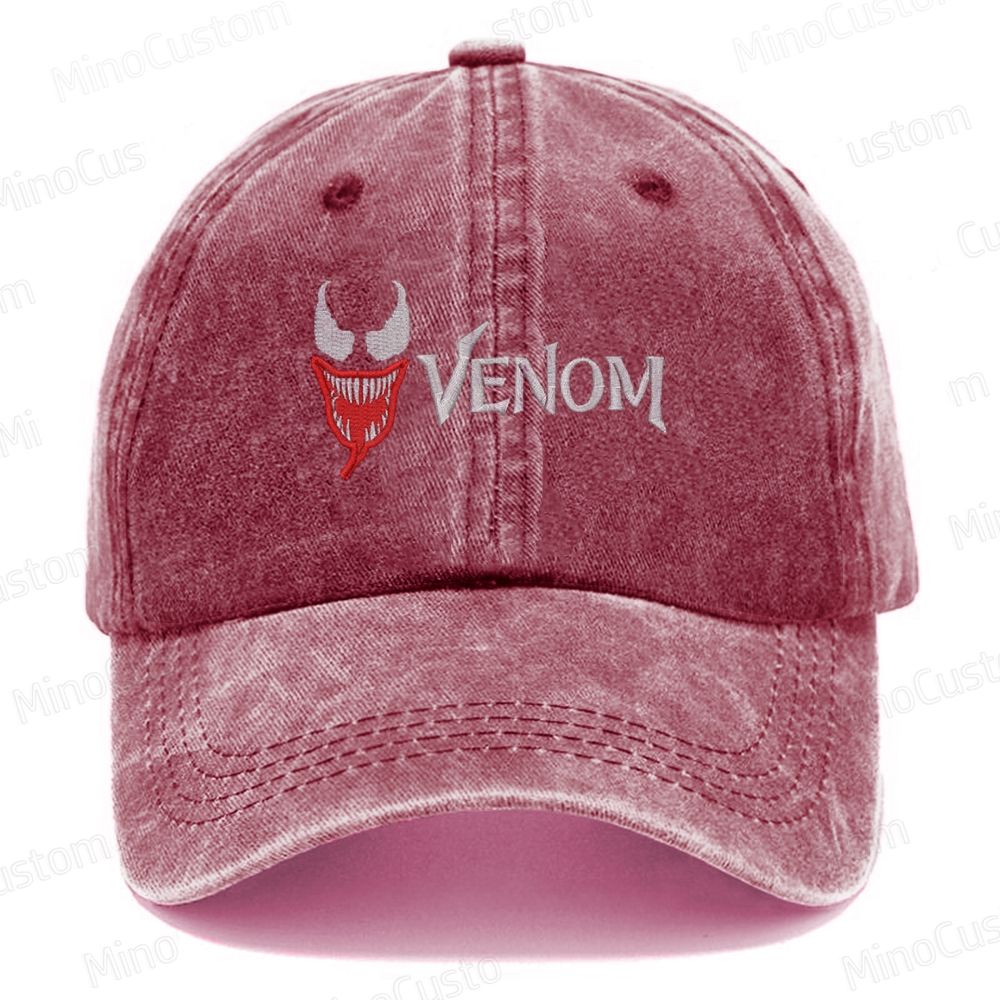 Venom Embroidery Washed Cap 