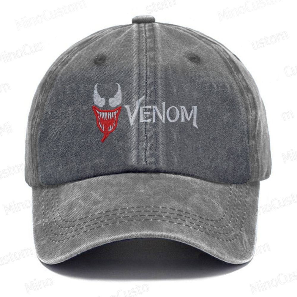 Venom Embroidery Washed Cap 