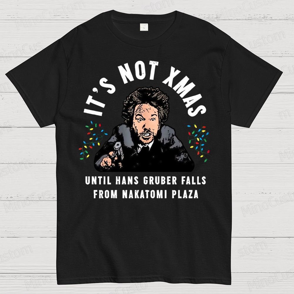 Hans Gruber Christmas Cotton T-shirt