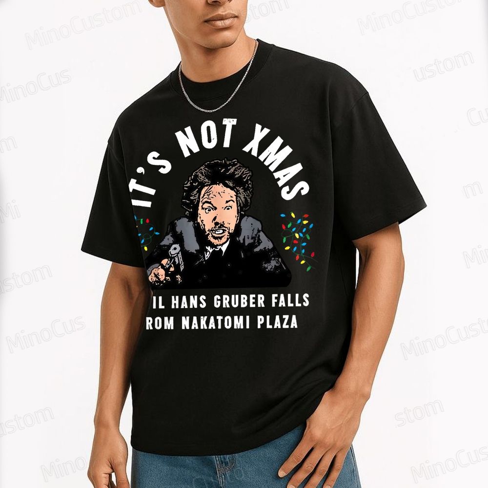 Hans Gruber Christmas Cotton T-shirt 