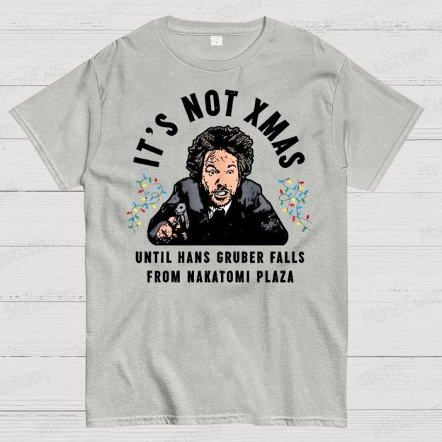 Hans Gruber Christmas Cotton T-shirt 