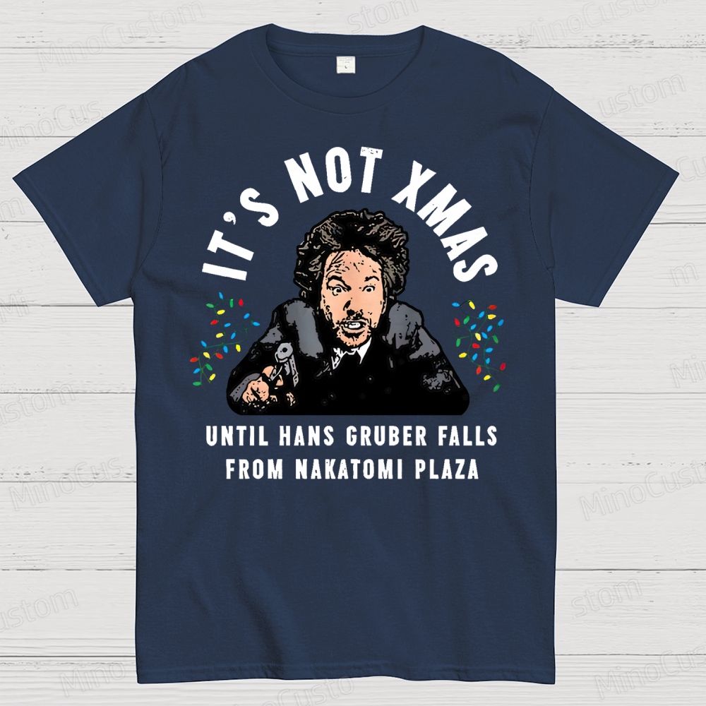 Hans Gruber Christmas Cotton T-shirt 