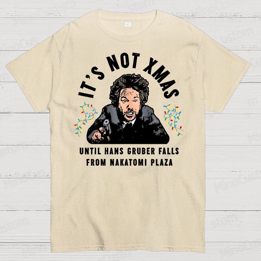 Hans Gruber Christmas Cotton T-shirt 