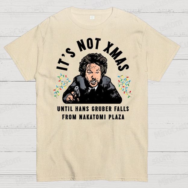 Hans Gruber Christmas Cotton T-shirt 