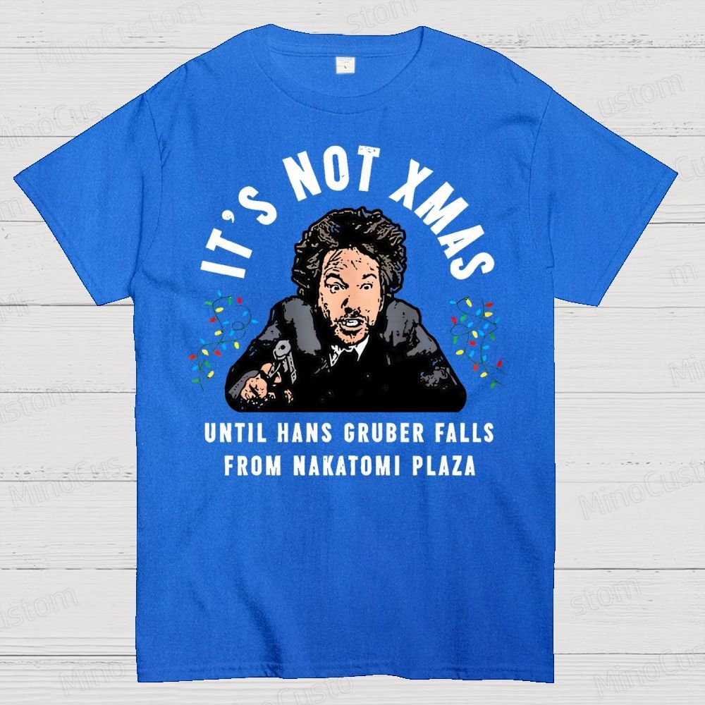 Hans Gruber Christmas Cotton T-shirt 